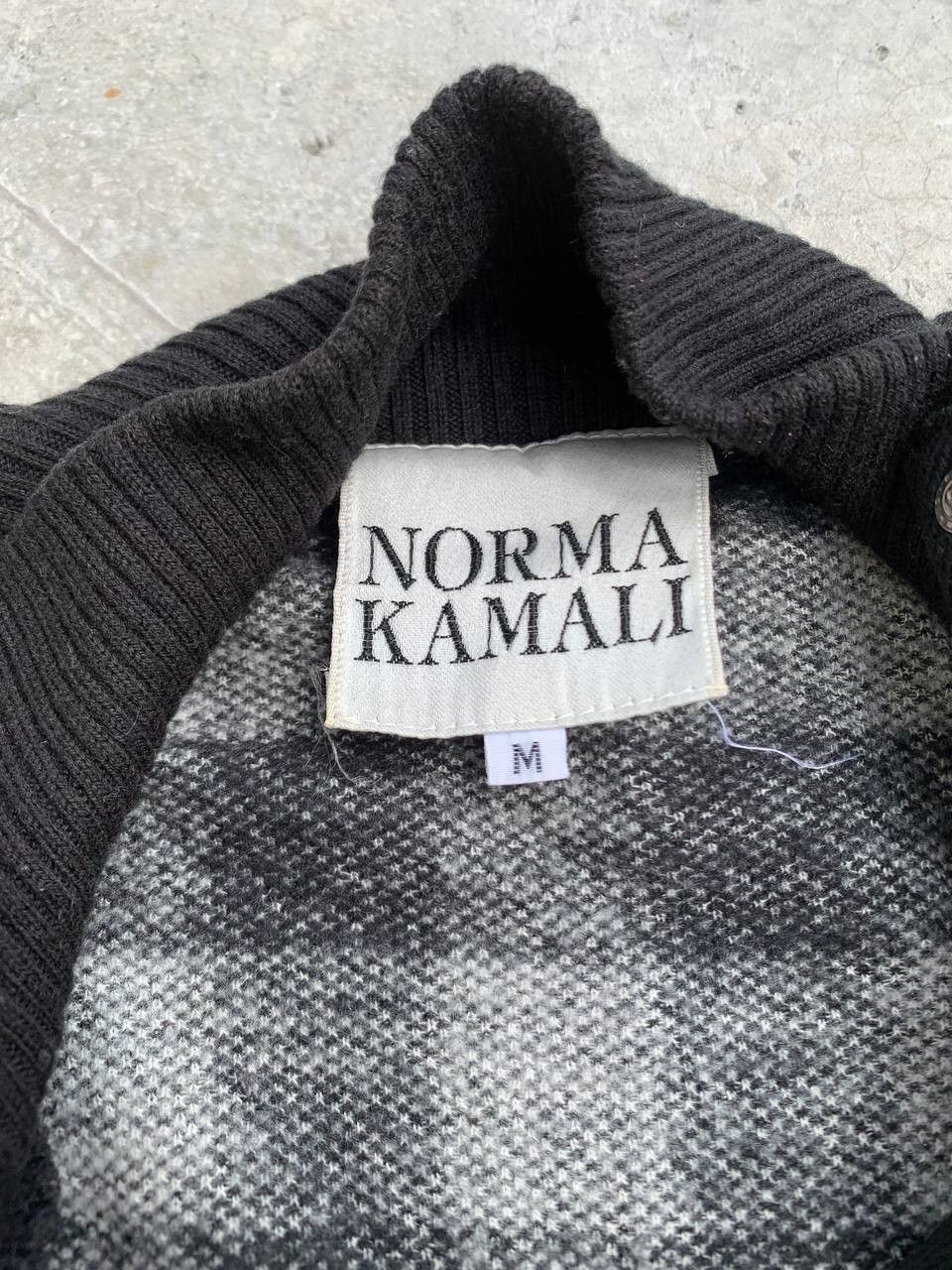 Norma Kamali Vintage Norma Kamali Gingham Snap Button Sweater Size M / US 6-8 / IT 42-44 - 6 Thumbnail