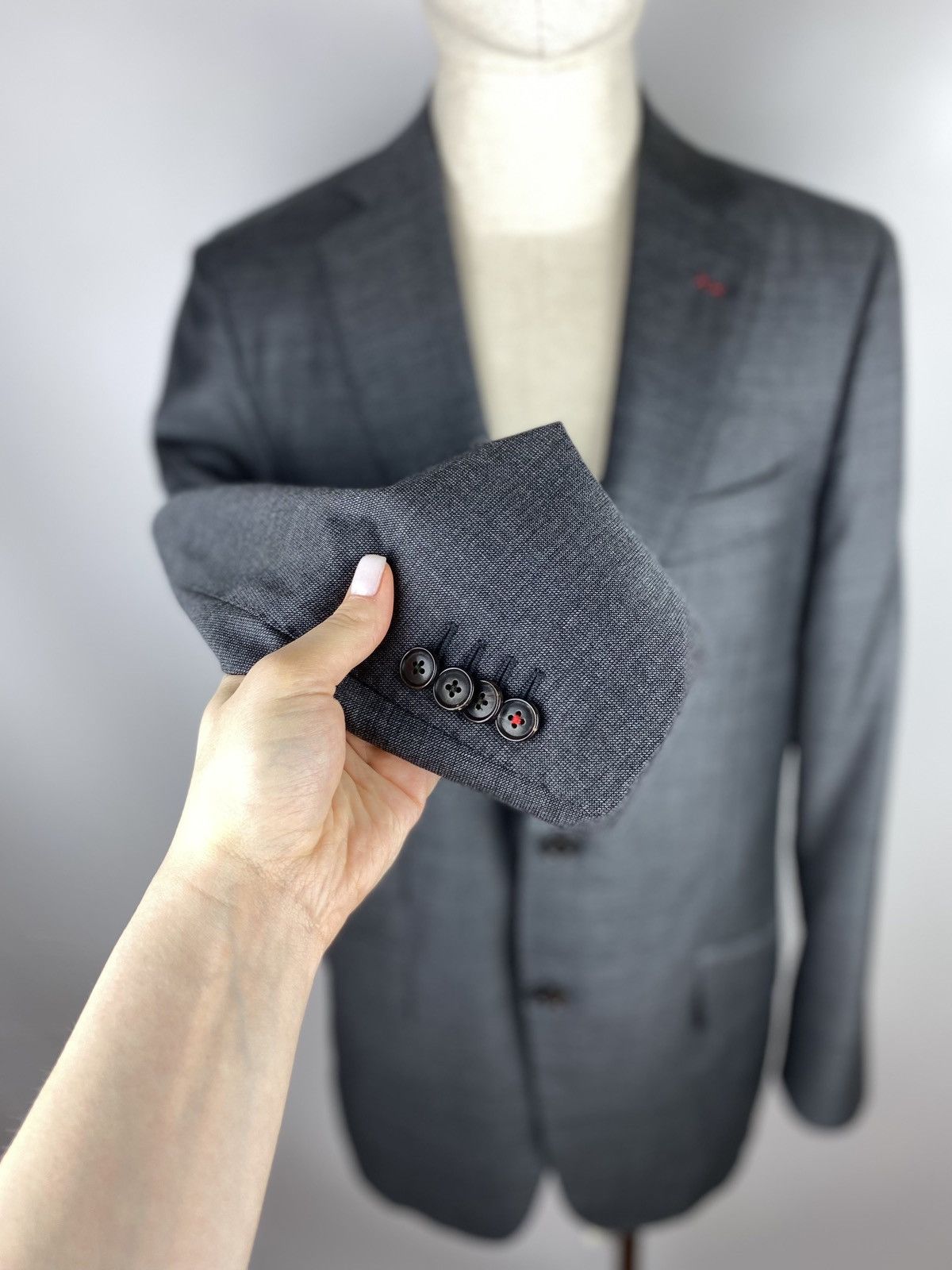 Suitsupply × Vitale Barberis Canonico Suitsupply Vitale Barberis Sienna blazer jacket sport coat Size 44R - 6 Thumbnail