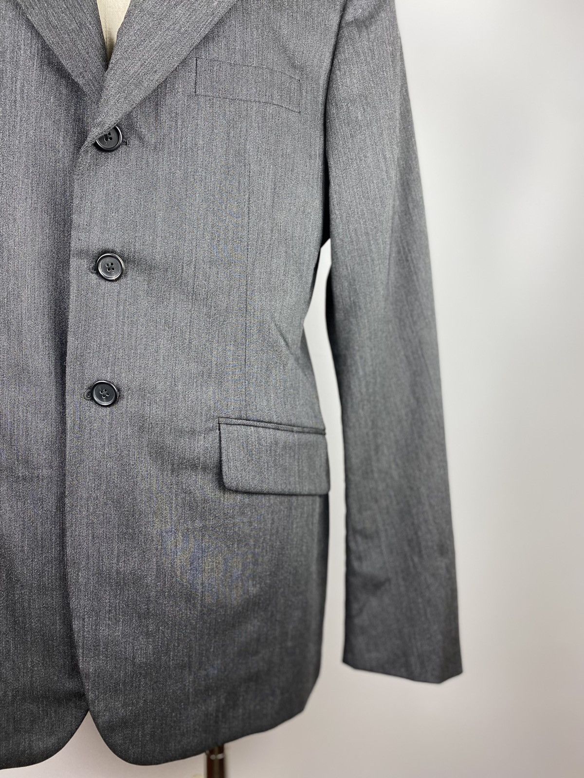 Prada × Vintage Prada vintage men’s fleece wool blazer jacket sport coat Size 40L - 5 Thumbnail