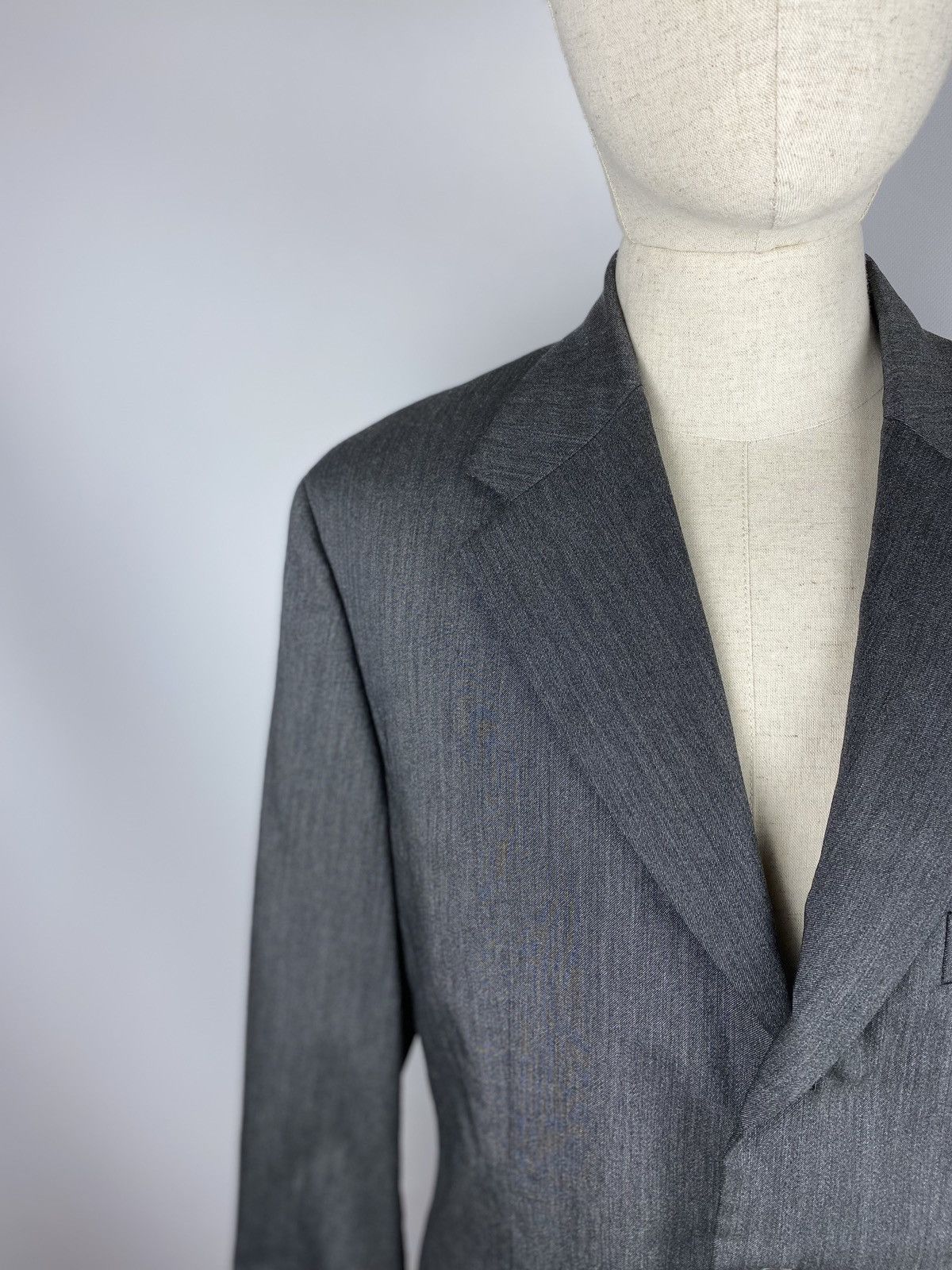 Prada × Vintage Prada vintage men’s fleece wool blazer jacket sport coat Size 40L - 2 Thumbnail