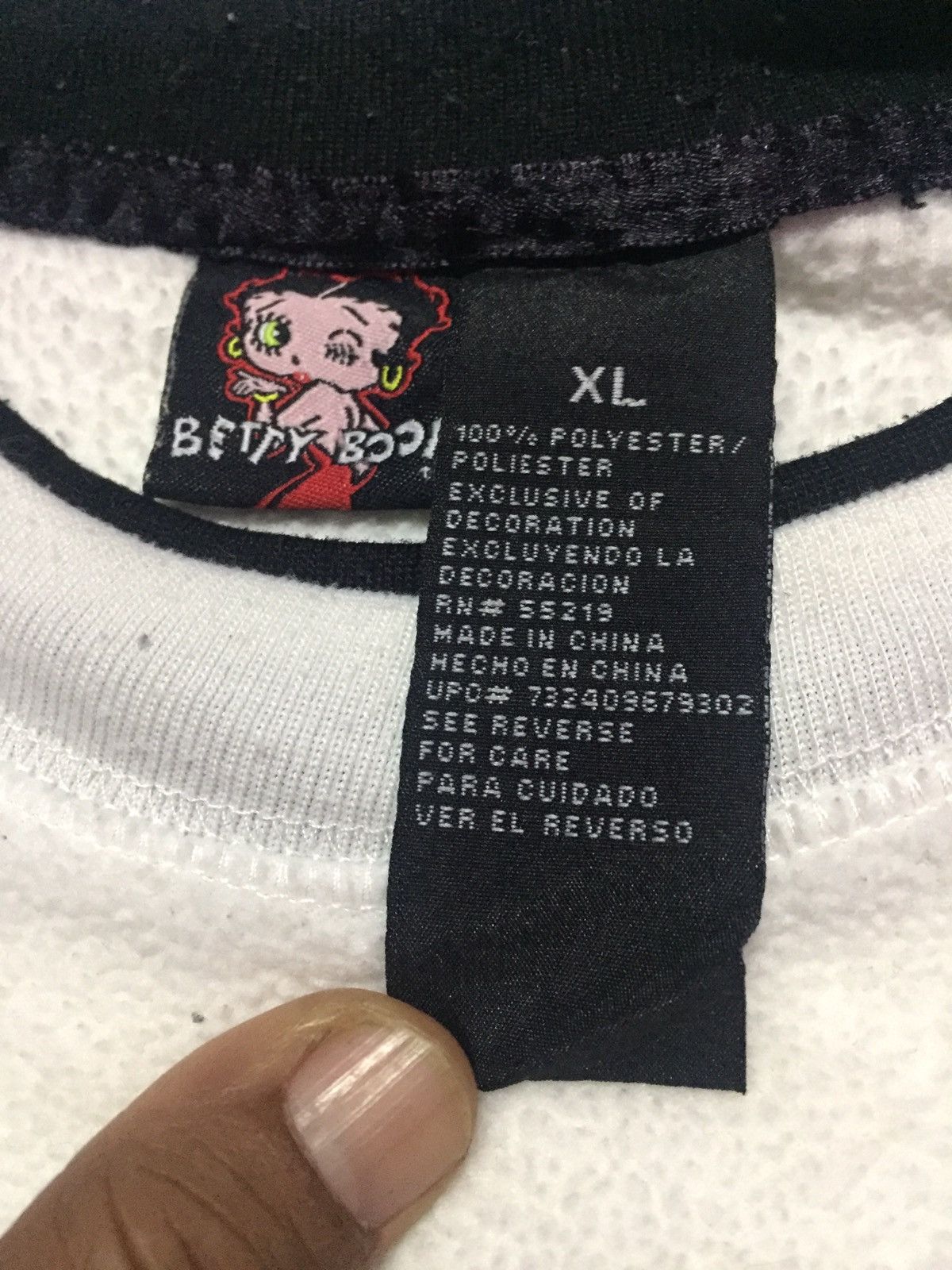 Cartoon Network Vintage 90s Betty Boop Fleece Sweatshirts Size XL Size US XL / EU 56 / 4 - 3 Thumbnail