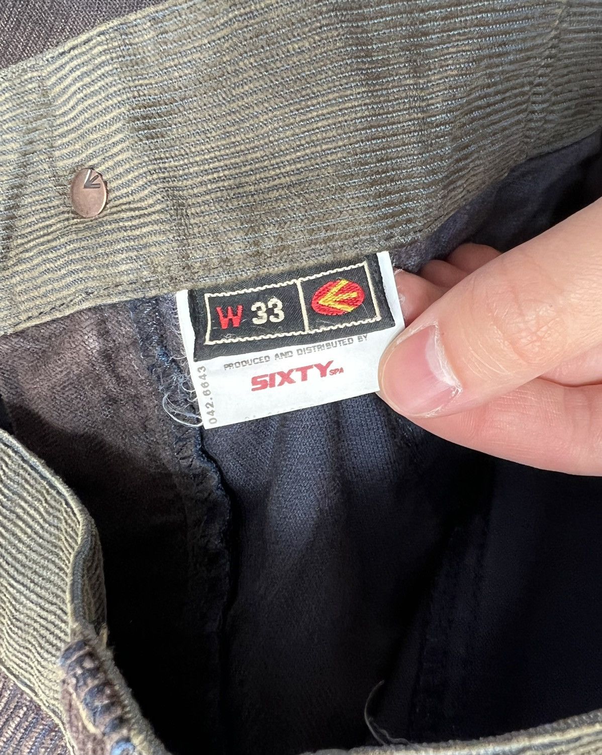Vintage Baggy trousers sixty, energie corduroy vintage Size US 33 - 7 Thumbnail