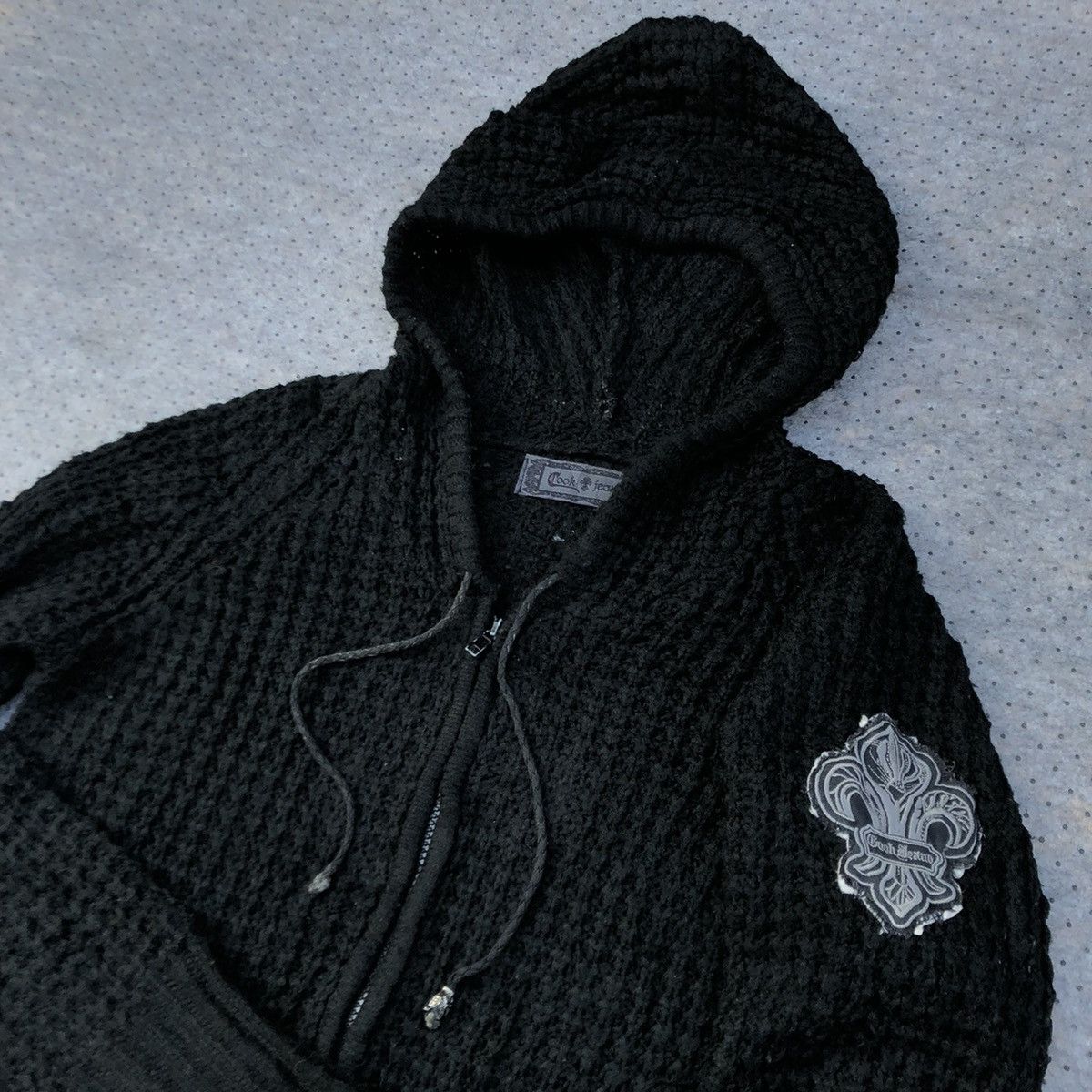 Cook Jeans Vintage Cook Crochet Mesh Zipp Hoodie Size US L / EU 52-54 / 3 - 4 Thumbnail