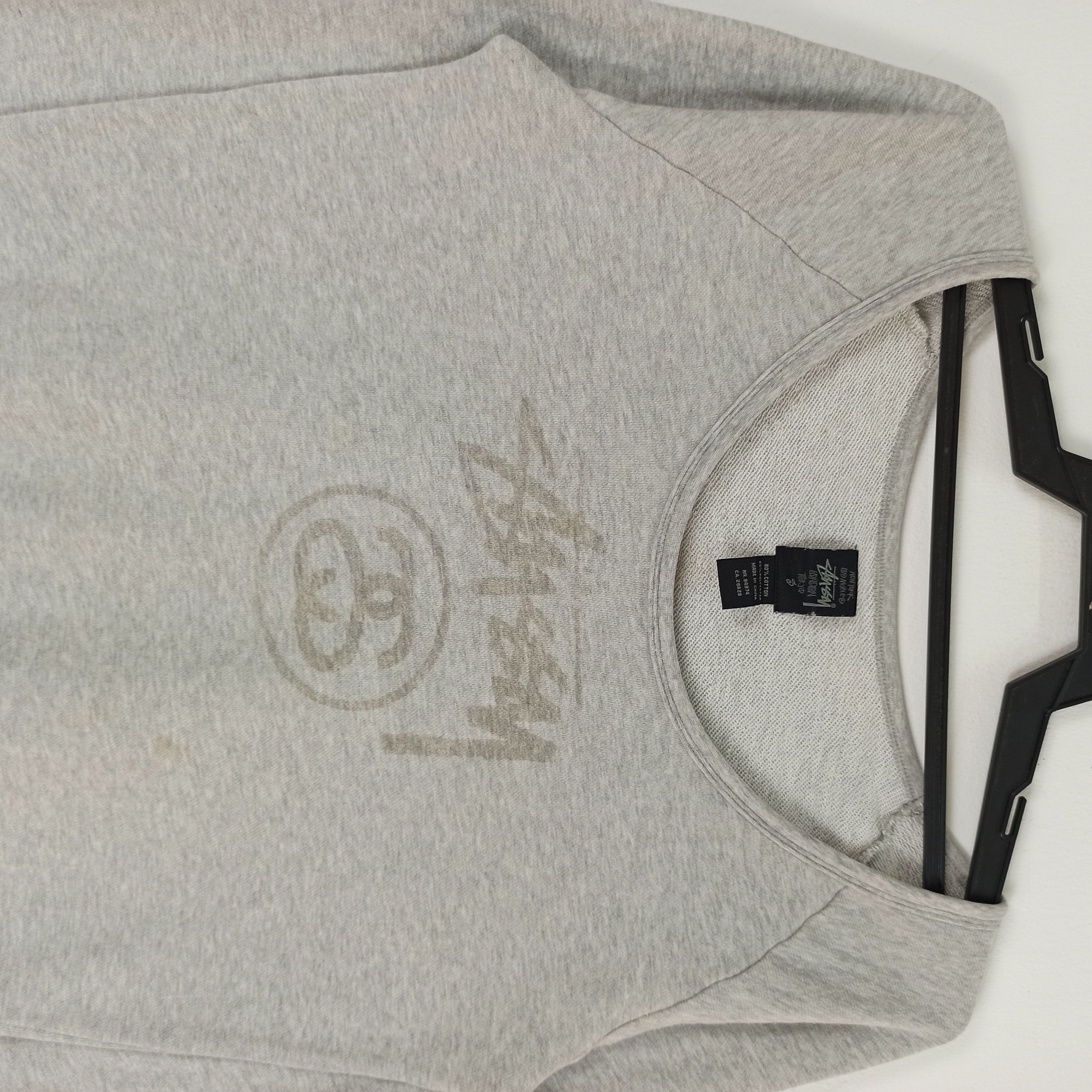 Stussy 🔥Rare🔥 Stussy Big Logo Sweatshirt Streetwear Size M / US 6-8 / IT 42-44 - 2 Thumbnail