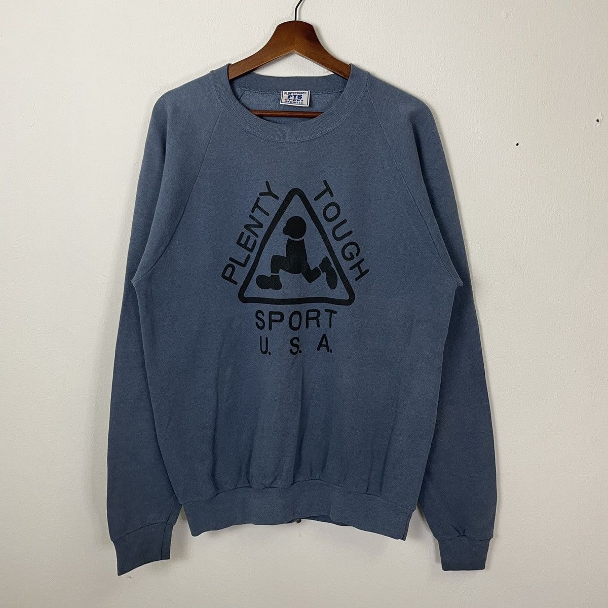 Other Vintage 90s Plenty Tough Big Logo Sweatshirt Size US L / EU 52-54 / 3 - 1 Thumbnail