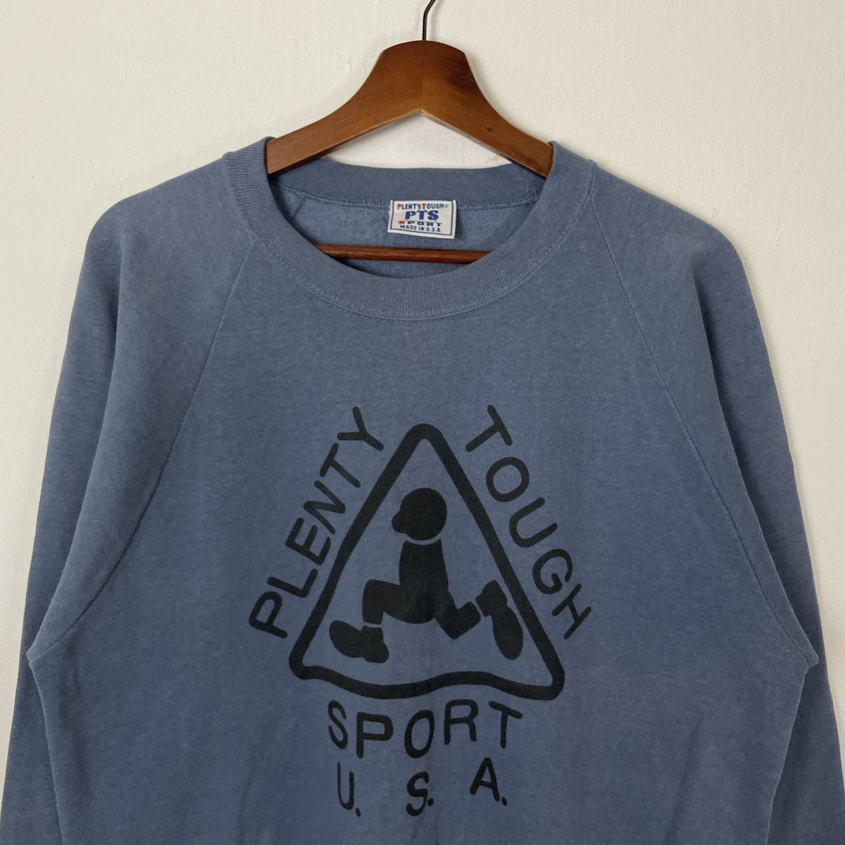 Other Vintage 90s Plenty Tough Big Logo Sweatshirt Size US L / EU 52-54 / 3 - 4 Thumbnail