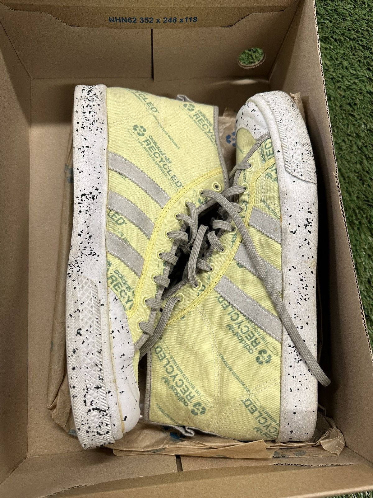 Adidas Recycled High Top Nizza Hi Gruen 9.5