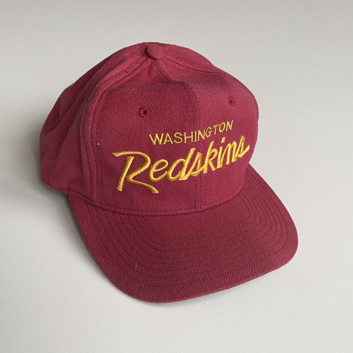 NFL Vintage 90s Washington Redskins NFL Script wool snapback hat Size ONE SIZE - 1 Thumbnail