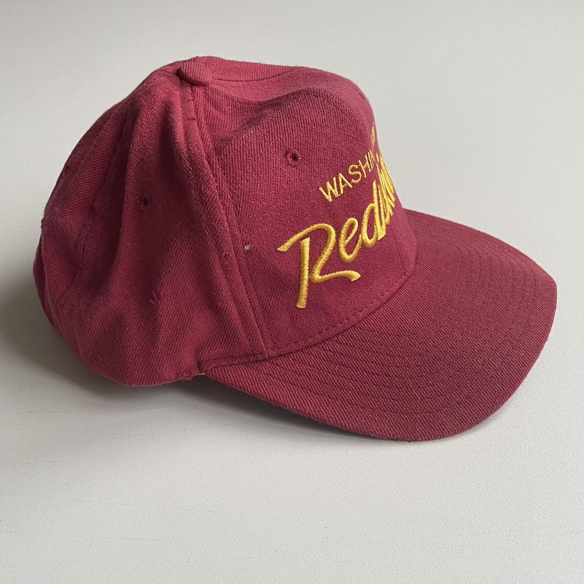 NFL Vintage 90s Washington Redskins NFL Script wool snapback hat Size ONE SIZE - 2 Thumbnail