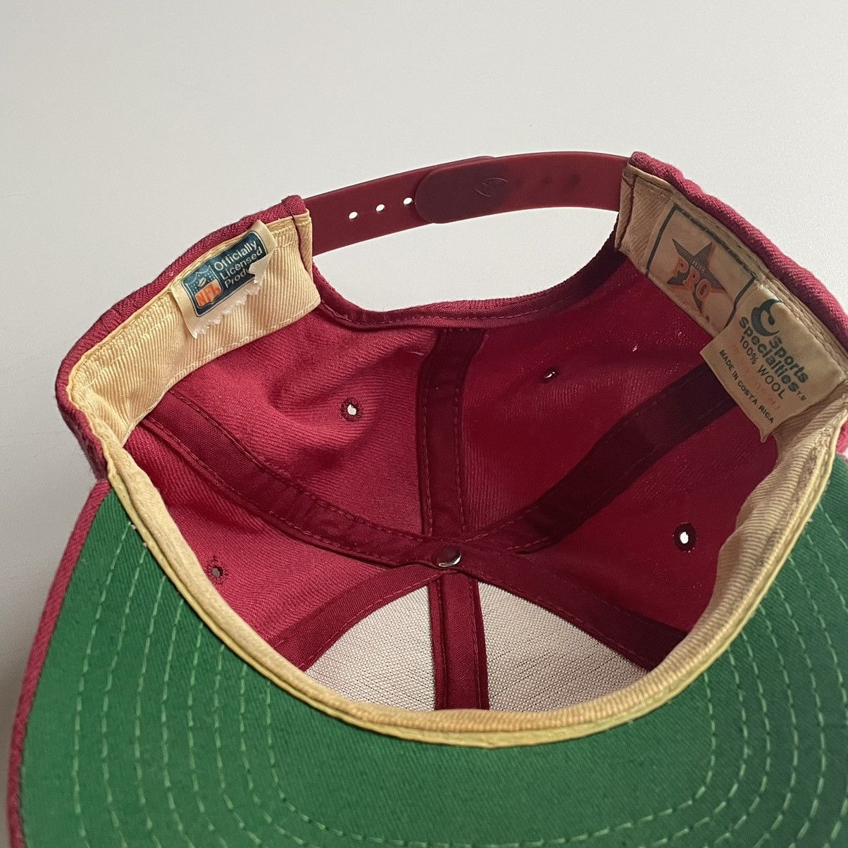 NFL Vintage 90s Washington Redskins NFL Script wool snapback hat Size ONE SIZE - 4 Thumbnail