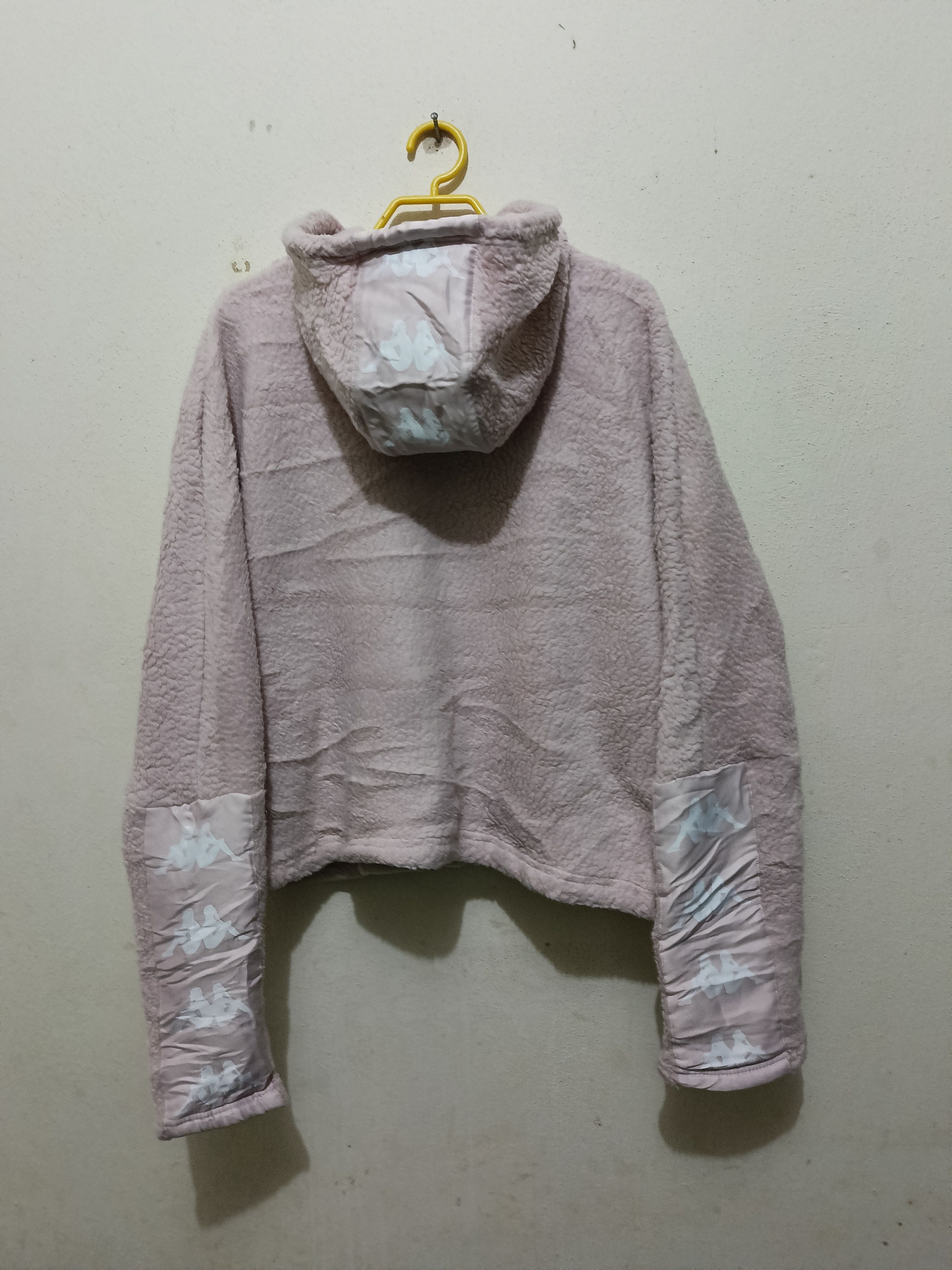 Kappa Kappa Crop Top Hooded Fleece Jacket X Polartec Size US L / EU 52-54 / 3 - 12 Thumbnail