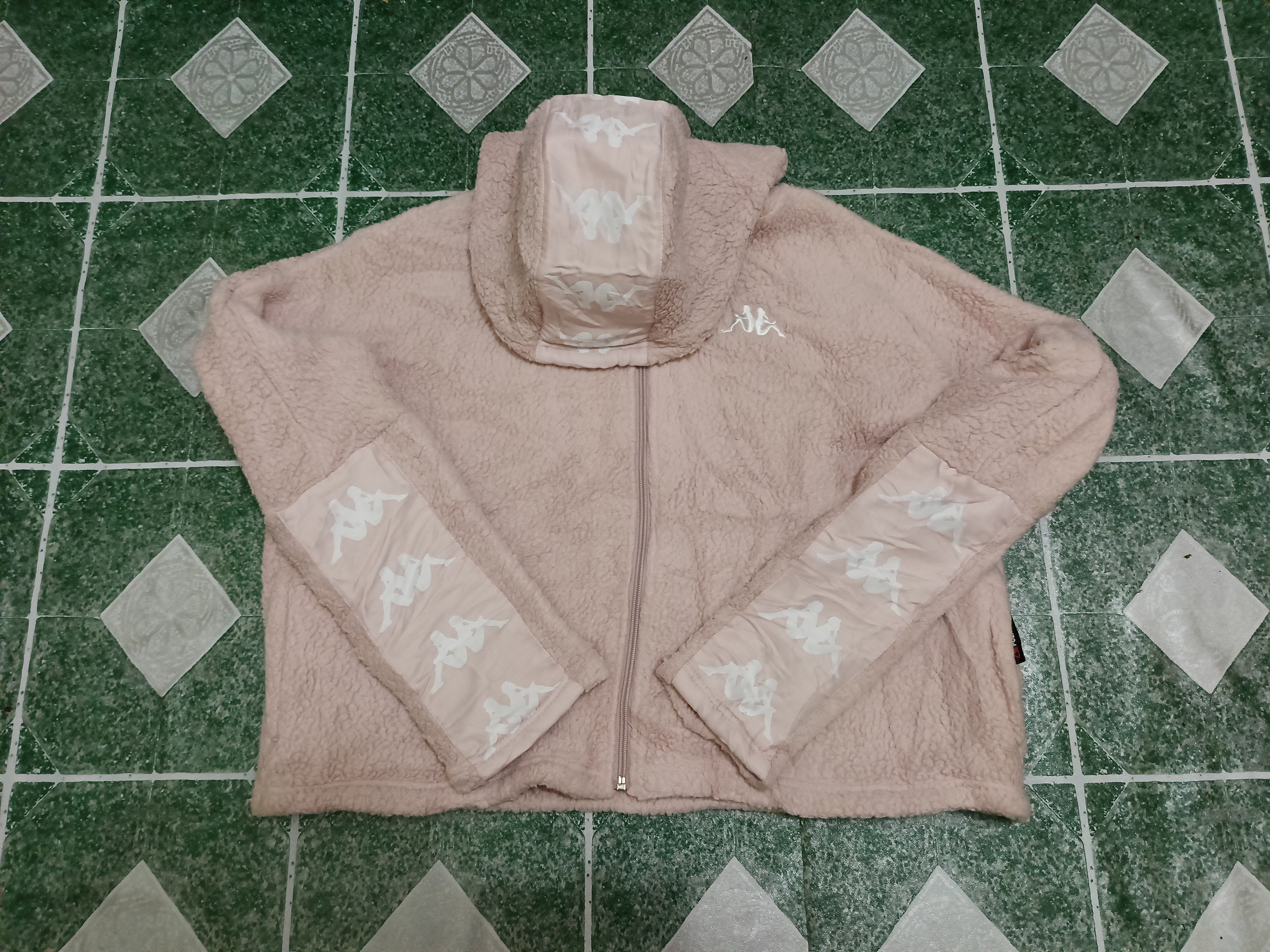 Kappa Kappa Crop Top Hooded Fleece Jacket X Polartec Size US L / EU 52-54 / 3 - 14 Thumbnail