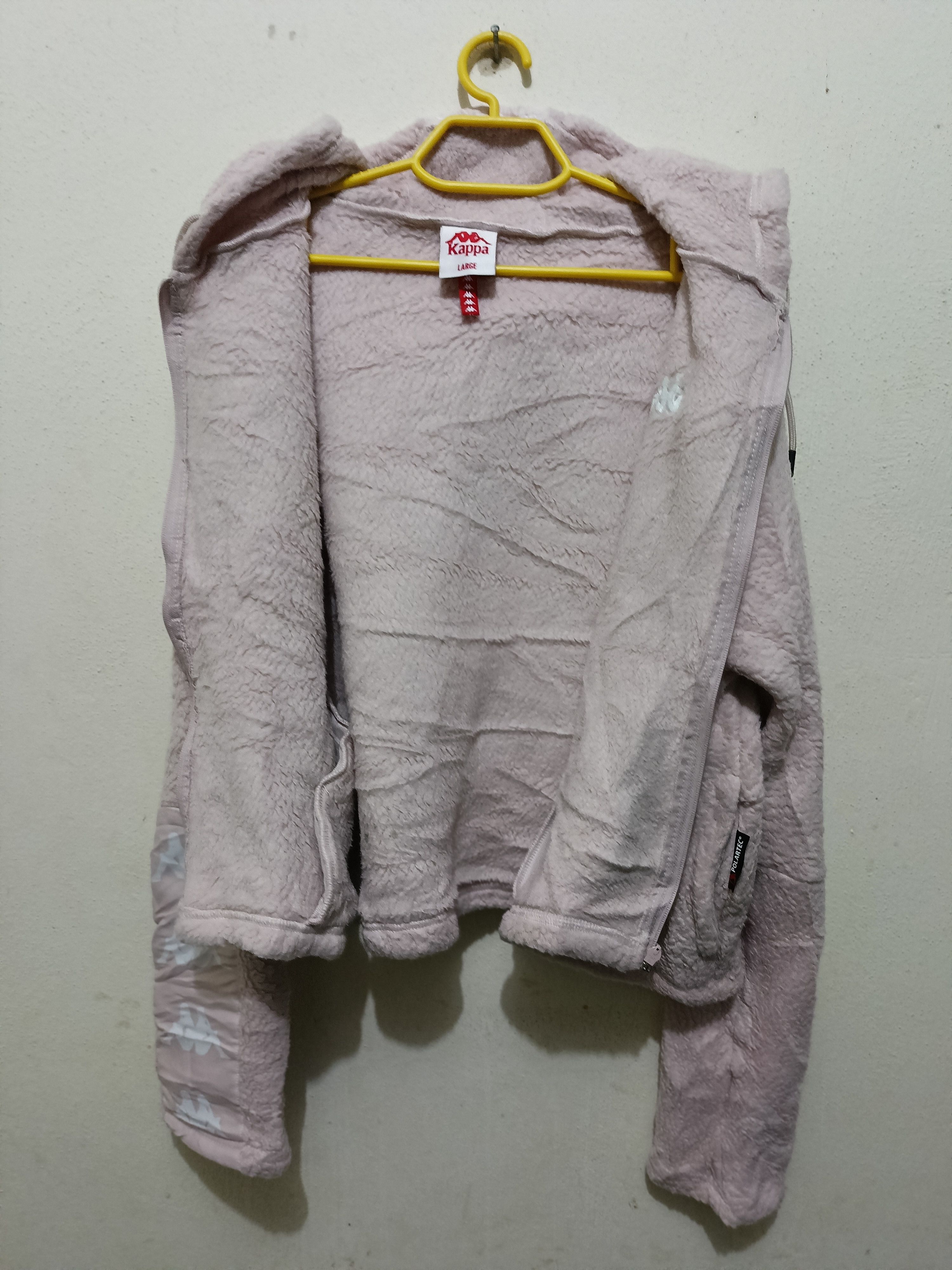 Kappa Kappa Crop Top Hooded Fleece Jacket X Polartec Size US L / EU 52-54 / 3 - 8 Thumbnail