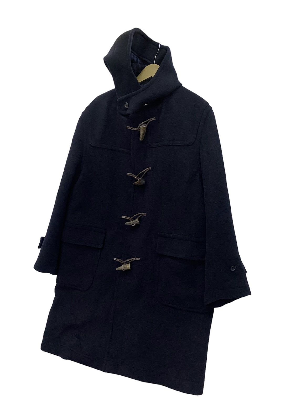 Burberry Vintage Burberrys London Wool Duffles Jacket Size US L / EU 52-54 / 3 - 3 Thumbnail