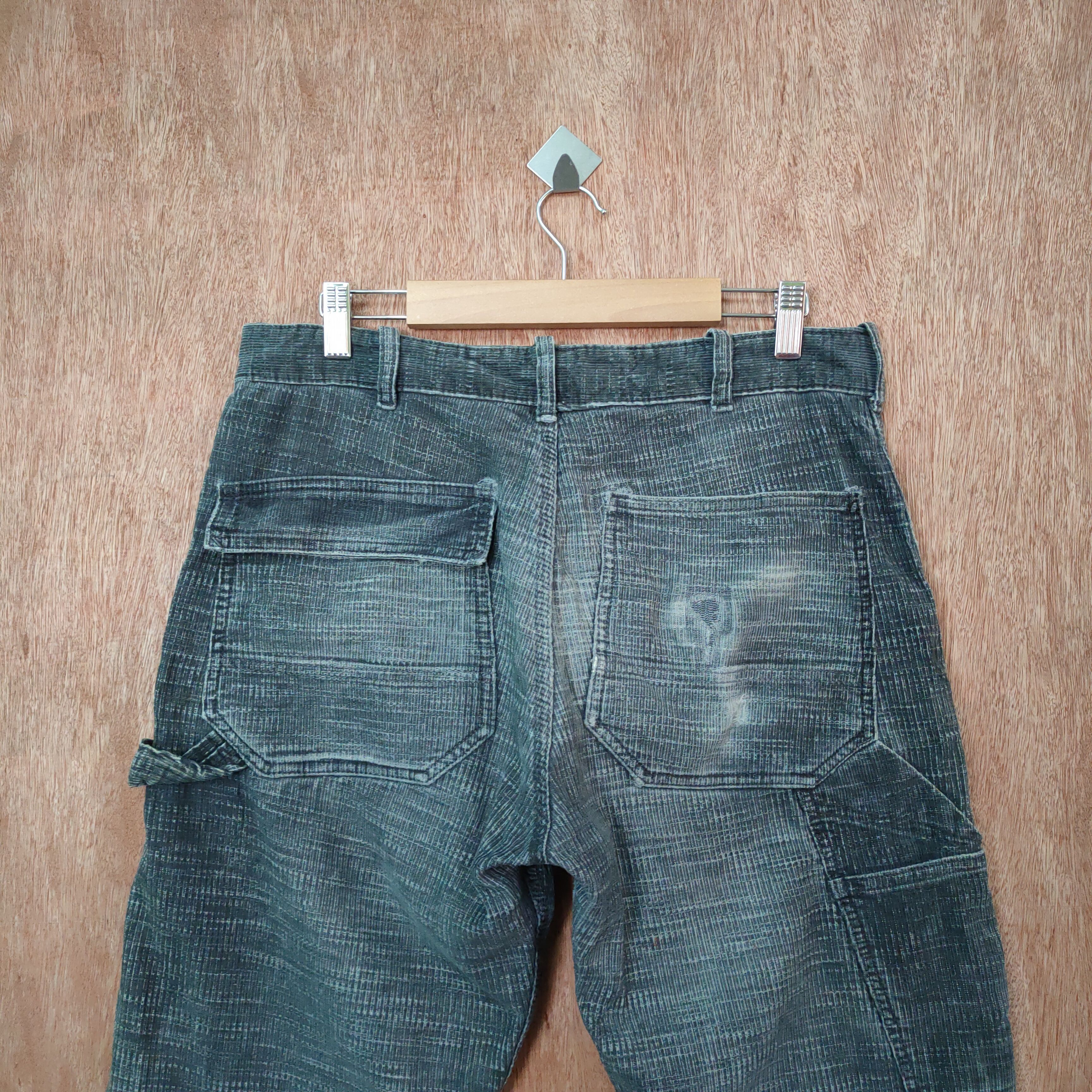 Japanese Brand VINTAGE CANVAS GREEDY FADED CARGO PANTS Size US 32 / EU 48 - 8 Thumbnail
