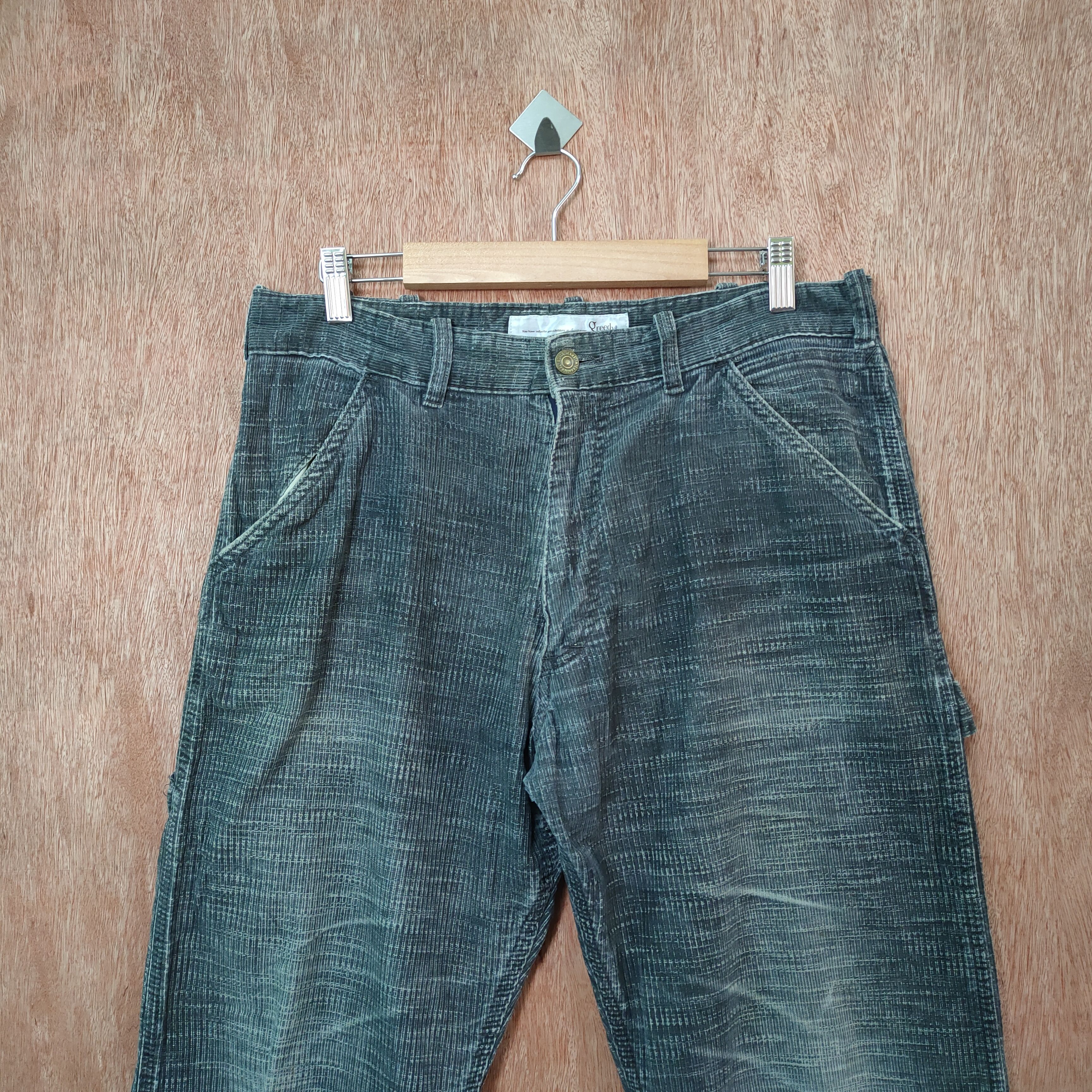 Japanese Brand VINTAGE CANVAS GREEDY FADED CARGO PANTS Size US 32 / EU 48 - 4 Thumbnail