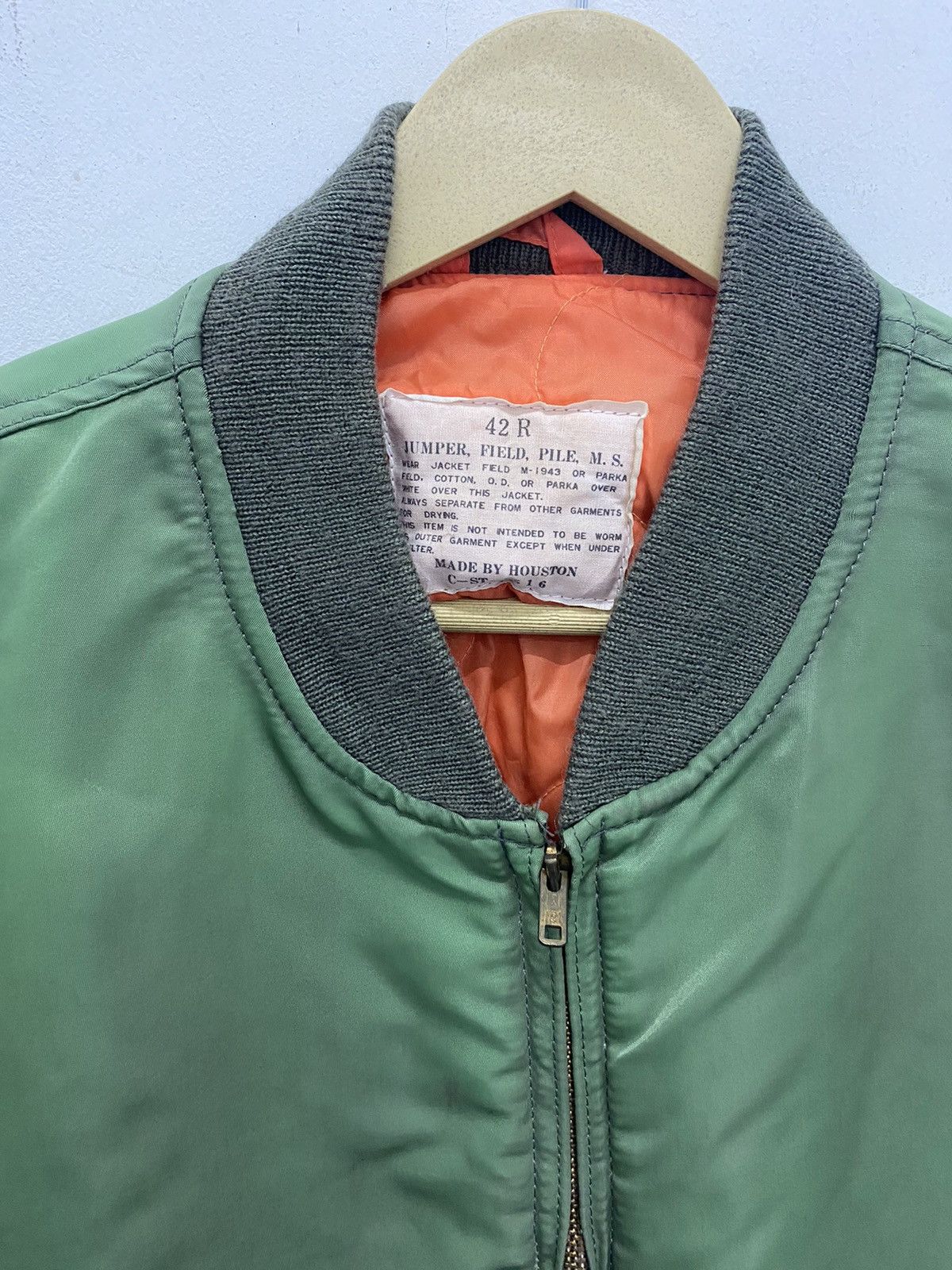 Vintage Vintage Houston 80s Talon Bombers Jacket Size US M / EU 48-50 / 2 - 6 Thumbnail