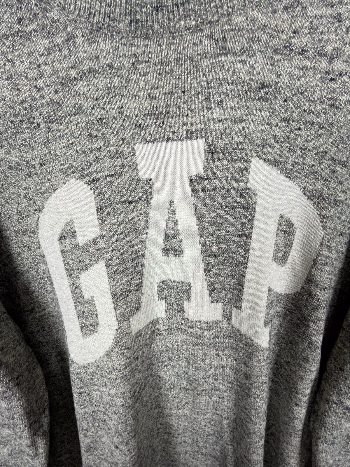 Gap Gap Big Center Logo Gray Sweater Pullover Jumper size L Size US L / EU 52-54 / 3 - 5 Thumbnail