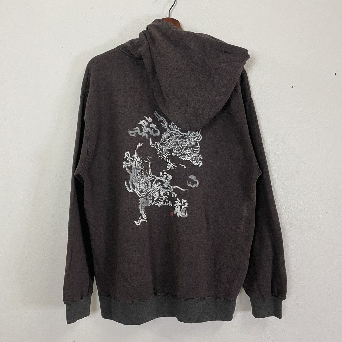 Japanese Brand Vintage Bullet Noise Sukajan Dragon Hoodies Sweatshirt Size US XL / EU 56 / 4 - 1 Thumbnail