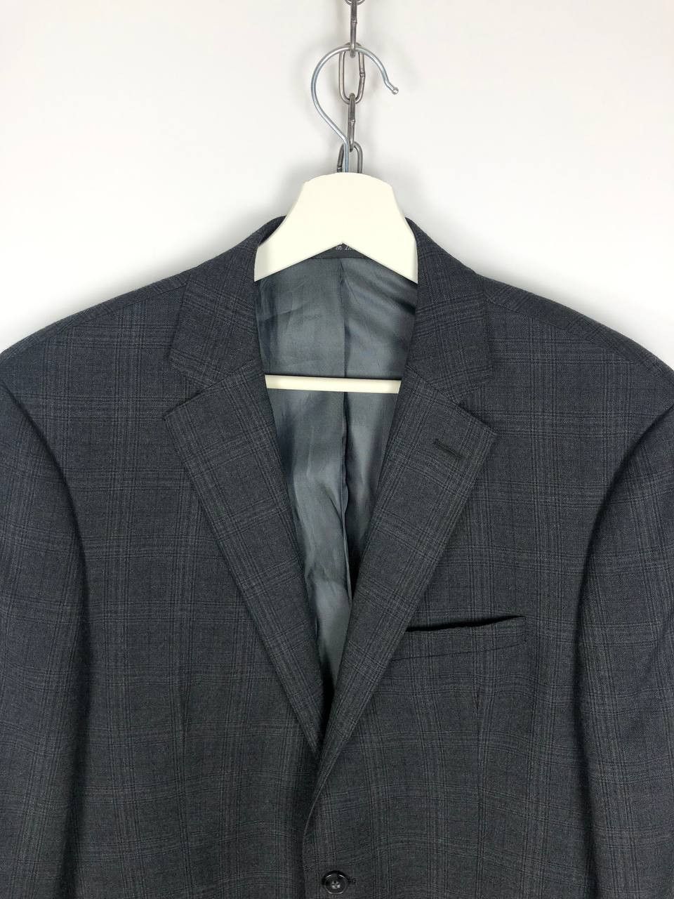Calvin Klein Сalvin Klein x Macys Wool Blazer Jacket Grey size 42R Size 42R - 2 Thumbnail