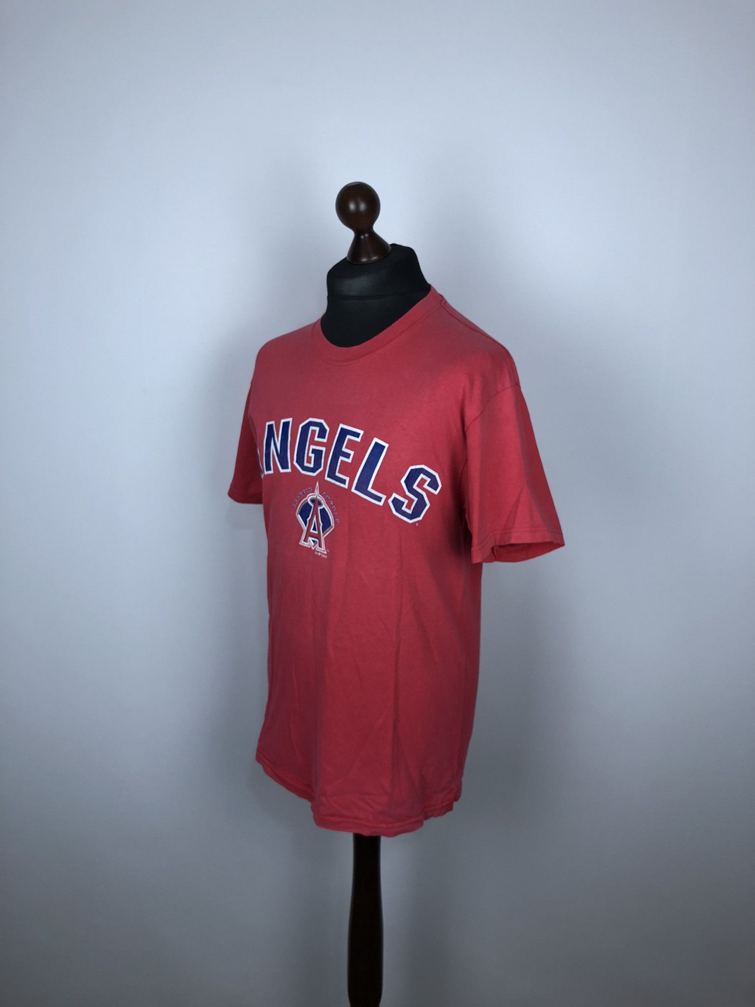 NFL Vintage NFL Angels Anaheim 2002 Red T-Shirt Rare Size US M / EU 48-50 / 2 - 1 Thumbnail