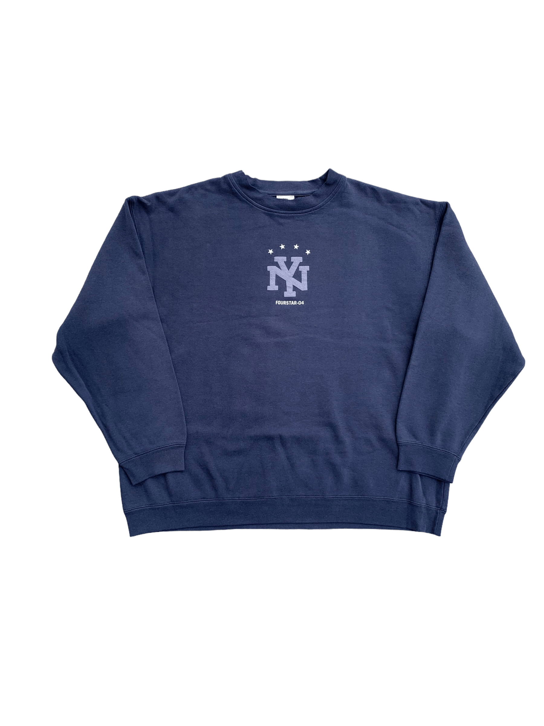 Fourstar Vintage Fourstar NY Logo Faded Sweatshirt Size US XL / EU 56 / 4 - 1 Thumbnail