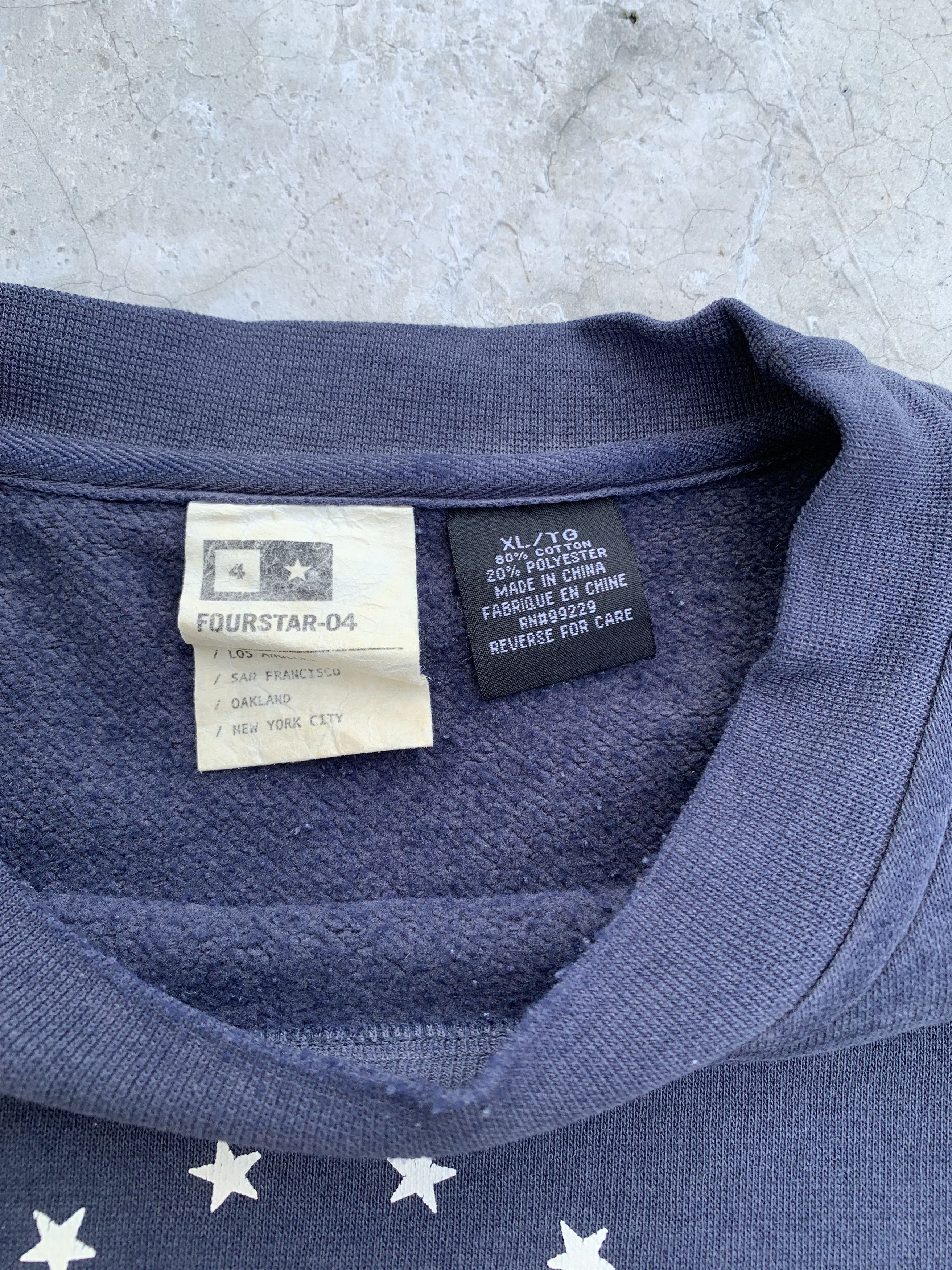 Fourstar Vintage Fourstar NY Logo Faded Sweatshirt Size US XL / EU 56 / 4 - 7 Thumbnail
