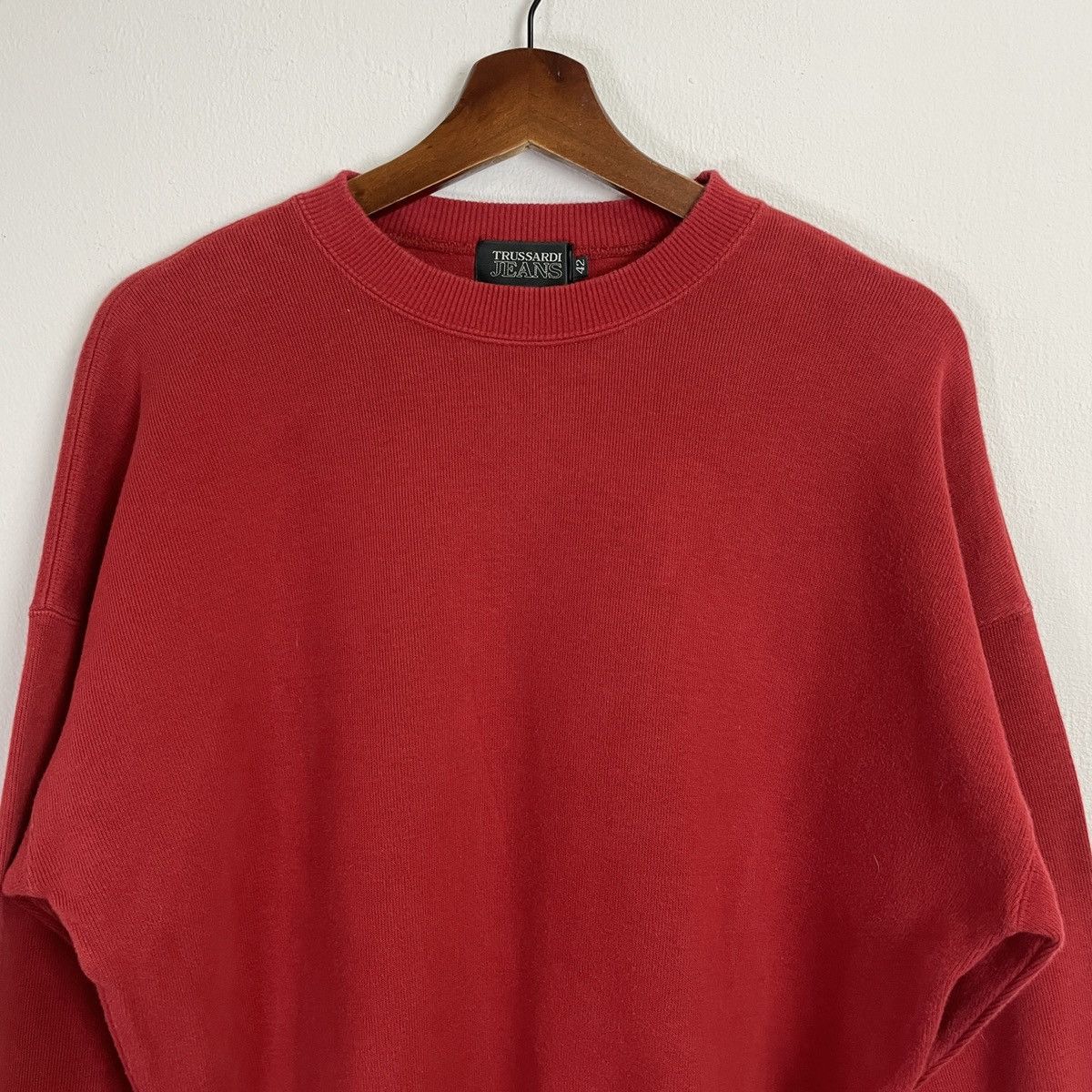 Trussardi Vintage Trussardi Jeans Big Logo Sweatshirt Size US L / EU 52-54 / 3 - 8 Thumbnail