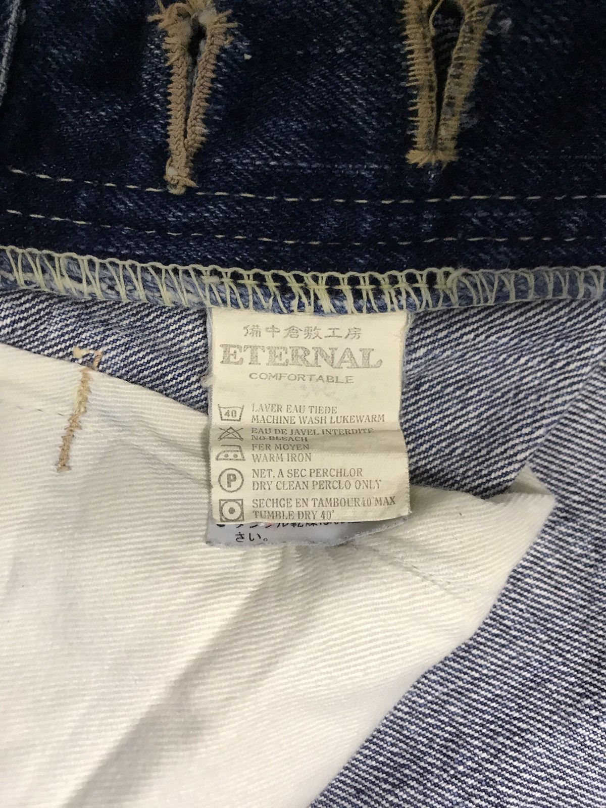 Eternal Vintage Eternal Selvedge Jeans Japanese Brand Denim Pant Size US 31 - 9 Thumbnail
