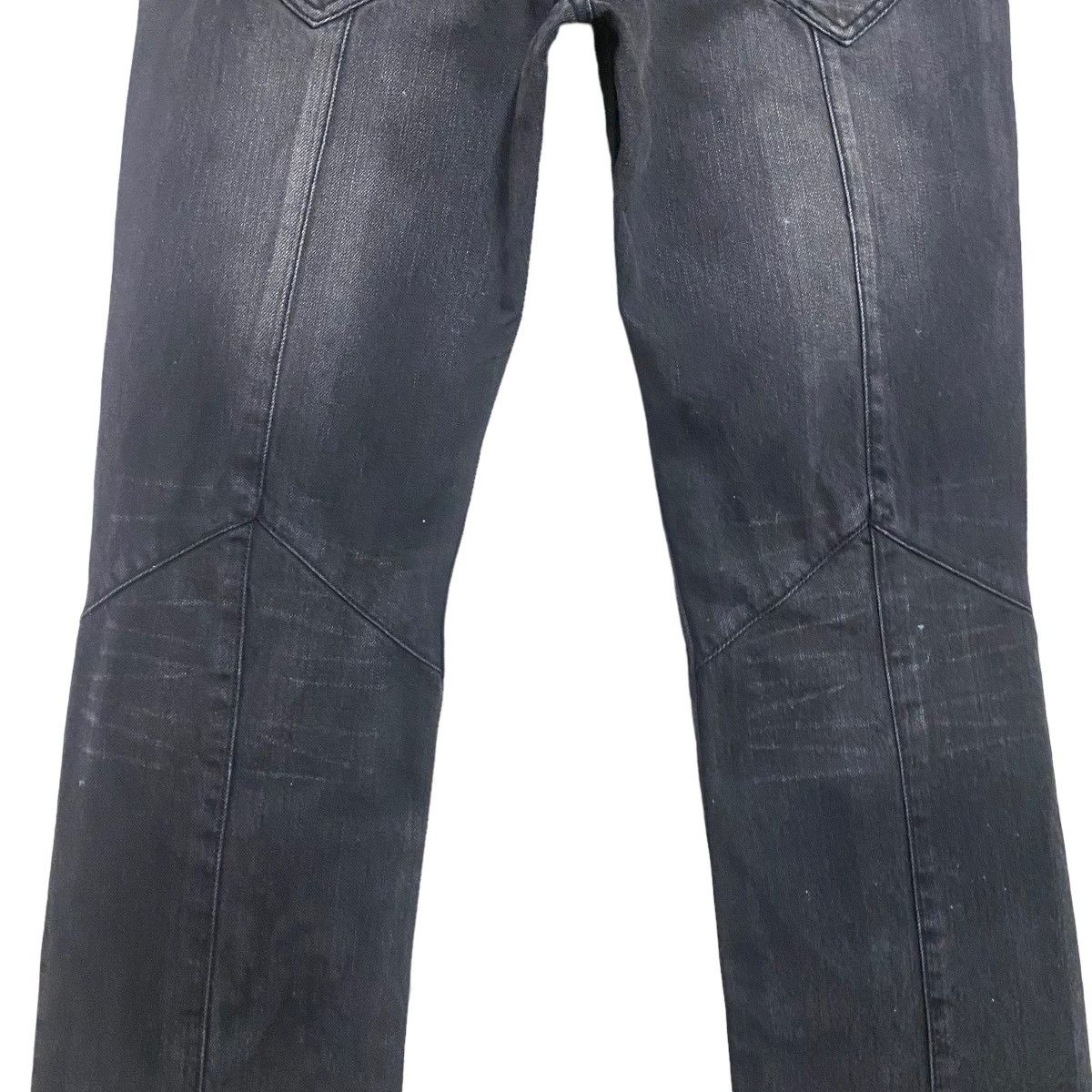 semanticdesign SEMANTIC DESIGN Snakeskin Black Denim Jeans Size US 30 / EU 46 - 14 Thumbnail