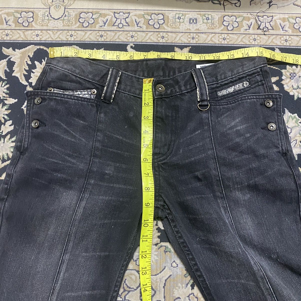 semanticdesign SEMANTIC DESIGN Snakeskin Black Denim Jeans Size US 30 / EU 46 - 20 Thumbnail