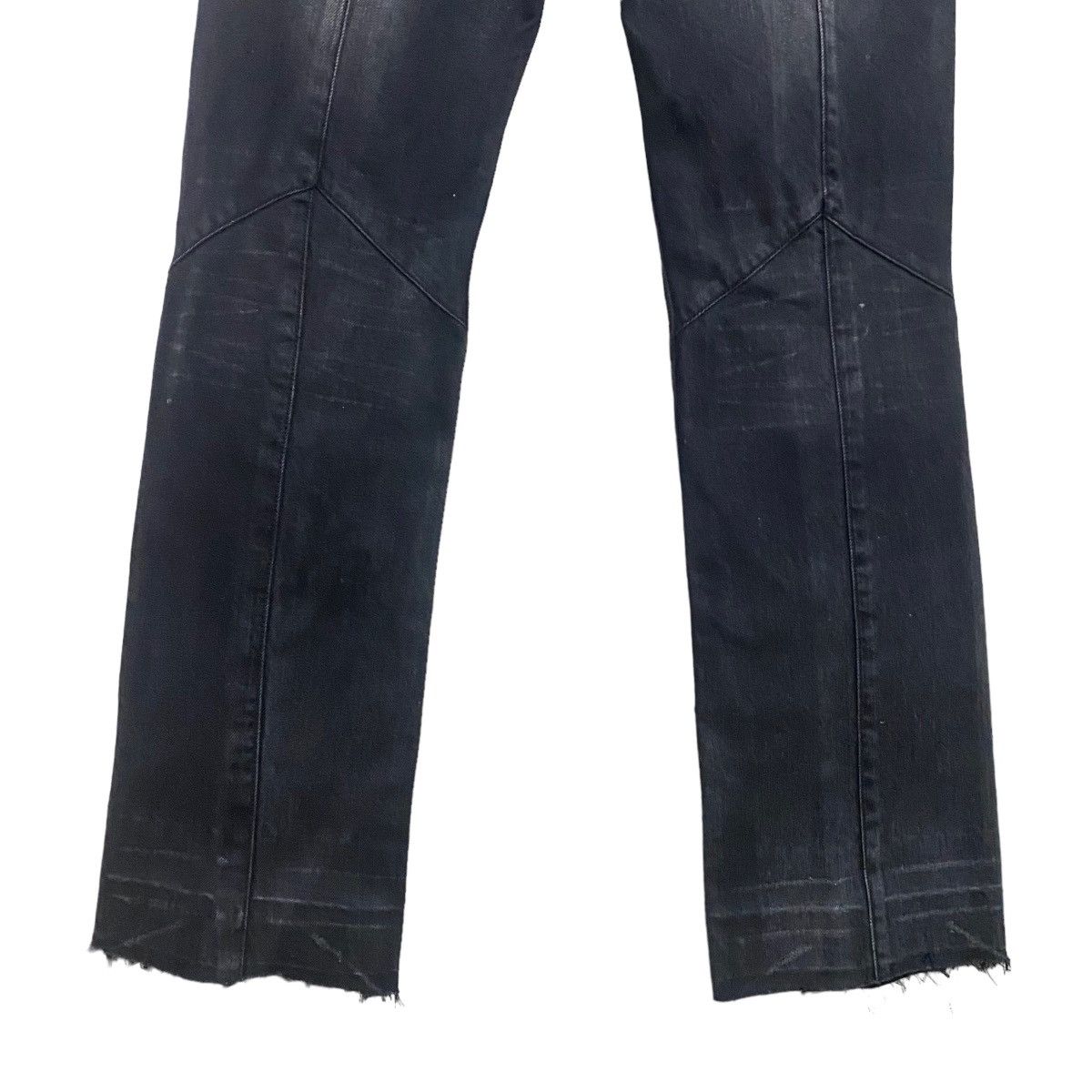 semanticdesign SEMANTIC DESIGN Snakeskin Black Denim Jeans Size US 30 / EU 46 - 15 Thumbnail