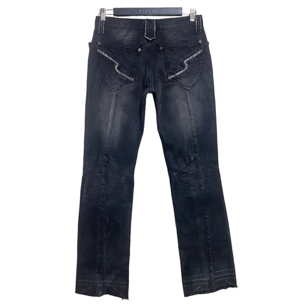 semanticdesign SEMANTIC DESIGN Snakeskin Black Denim Jeans Size US 30 / EU 46 - 1 Thumbnail