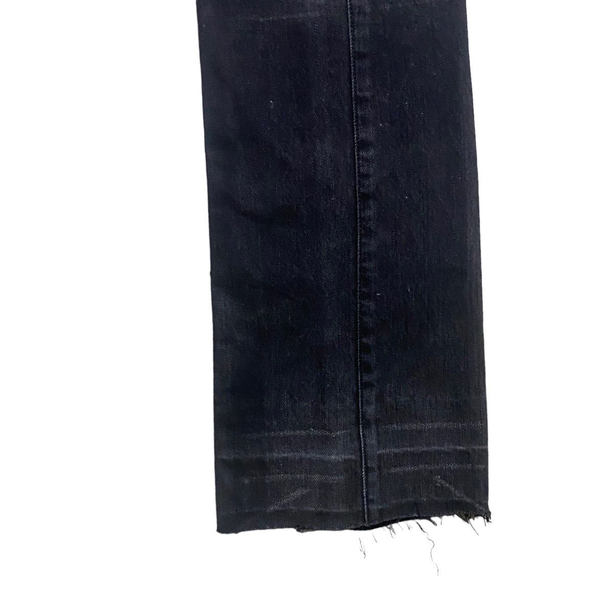 semanticdesign SEMANTIC DESIGN Snakeskin Black Denim Jeans Size US 30 / EU 46 - 17 Thumbnail
