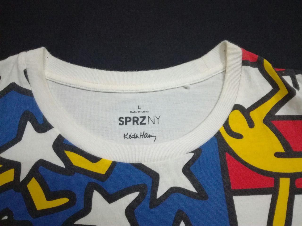 Japanese Brand × Keith Haring × Vintage Keith Haring American Art Flag USA T shirt Pop art Size US L / EU 52-54 / 3 - 4 Thumbnail