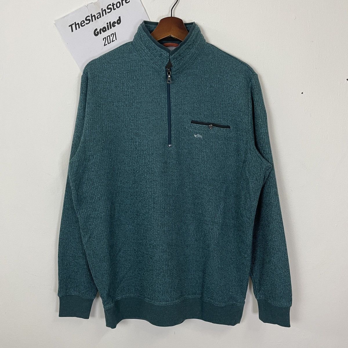 Kansai Yamamoto Vtg Kansai Yamamoto Homme Embroidery Small Logo Sweatshirt Size US L / EU 52-54 / 3 - 1 Thumbnail