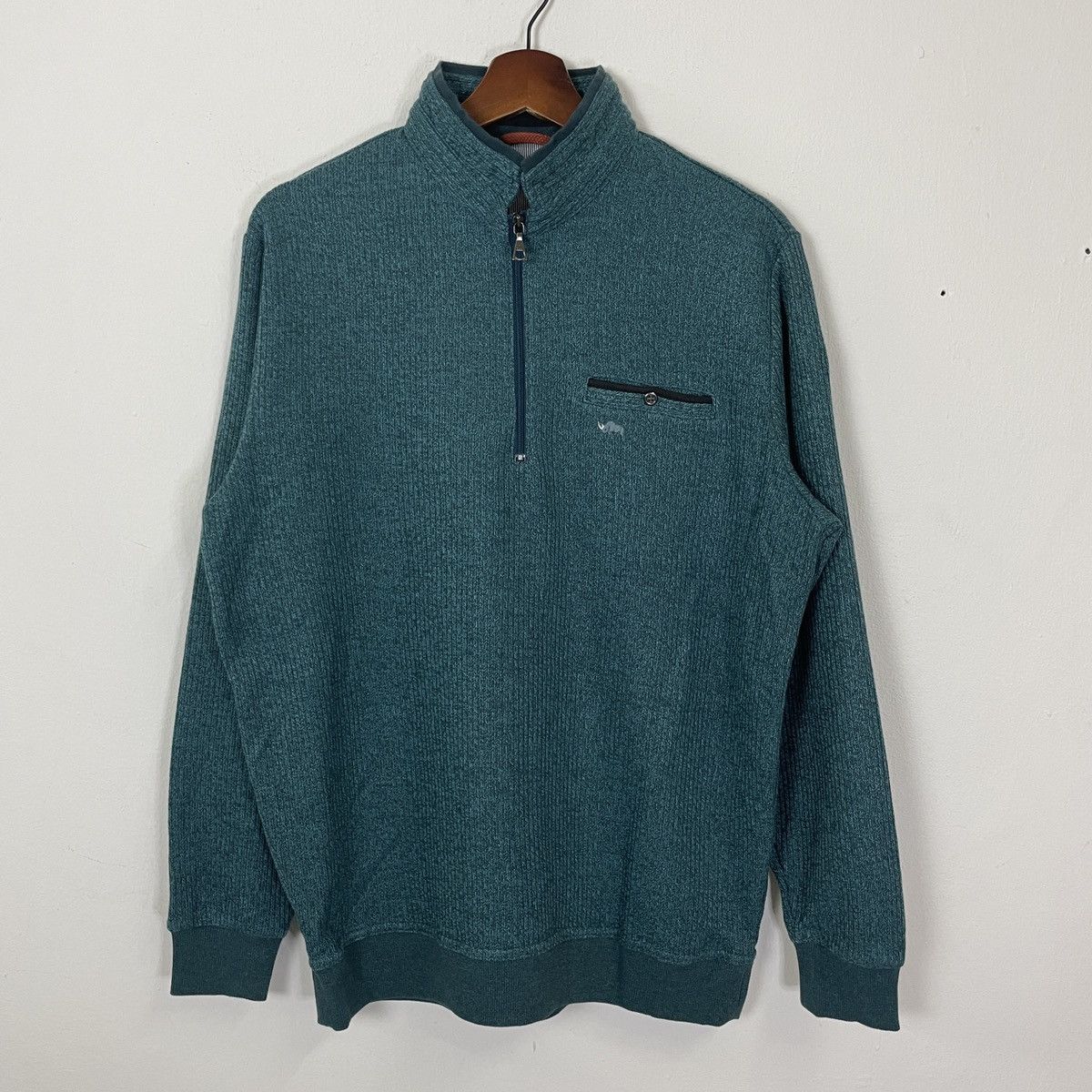 Kansai Yamamoto Vtg Kansai Yamamoto Homme Embroidery Small Logo Sweatshirt Size US L / EU 52-54 / 3 - 2 Thumbnail