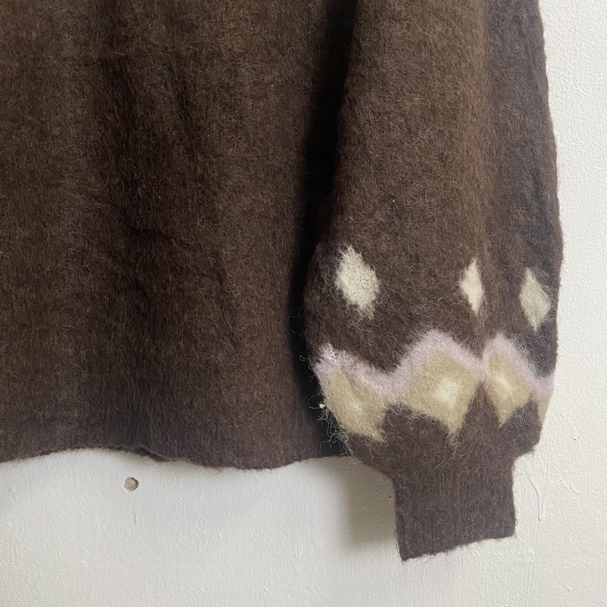 Homespun Knitwear × Other Vintage Natural Couture Mohair Knitwear Jumper Size US M / EU 48-50 / 2 - 10 Thumbnail