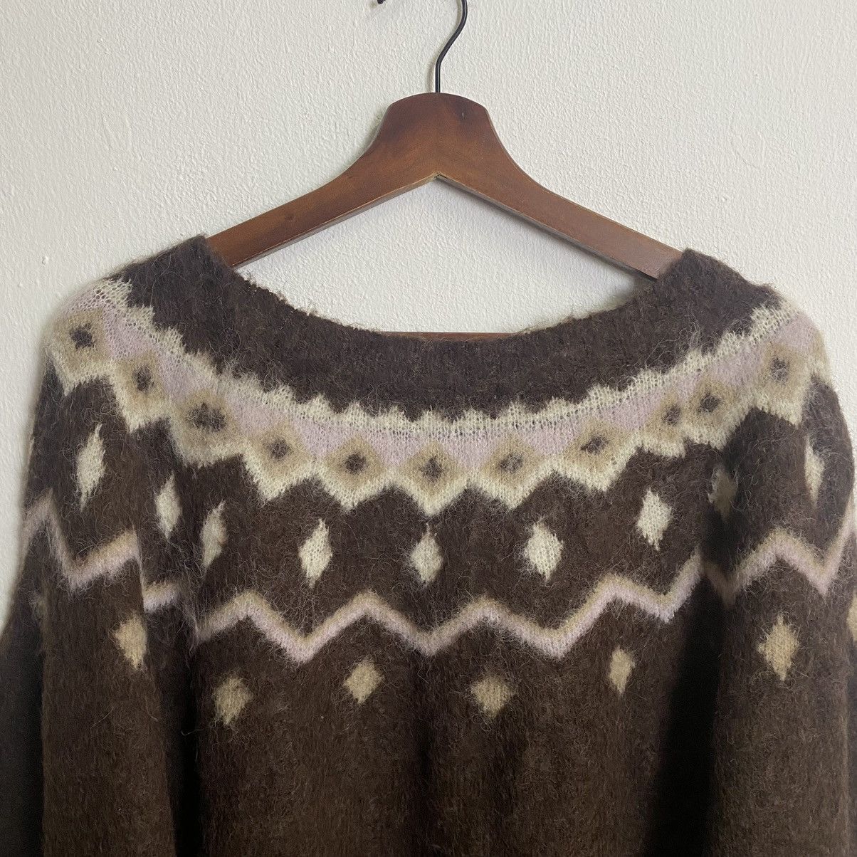 Homespun Knitwear × Other Vintage Natural Couture Mohair Knitwear Jumper Size US M / EU 48-50 / 2 - 11 Thumbnail