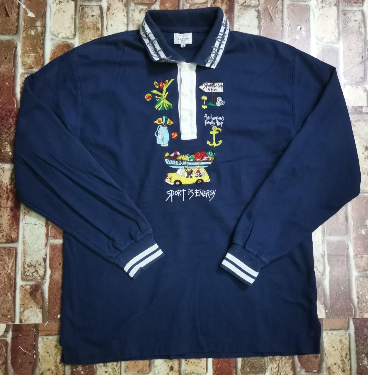 Japanese Brand × Jean Charles De Castelbajac × Vintage Vintage Jean Charles de Castelbajac Polo Tshirt Size US XL / EU 56 / 4 - 8 Thumbnail
