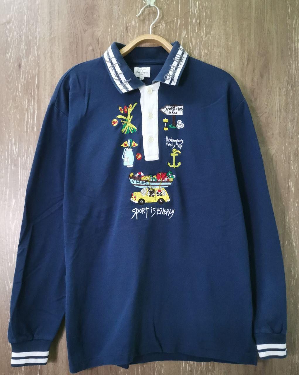 Japanese Brand × Jean Charles De Castelbajac × Vintage Vintage Jean Charles de Castelbajac Polo Tshirt Size US XL / EU 56 / 4 - 1 Thumbnail