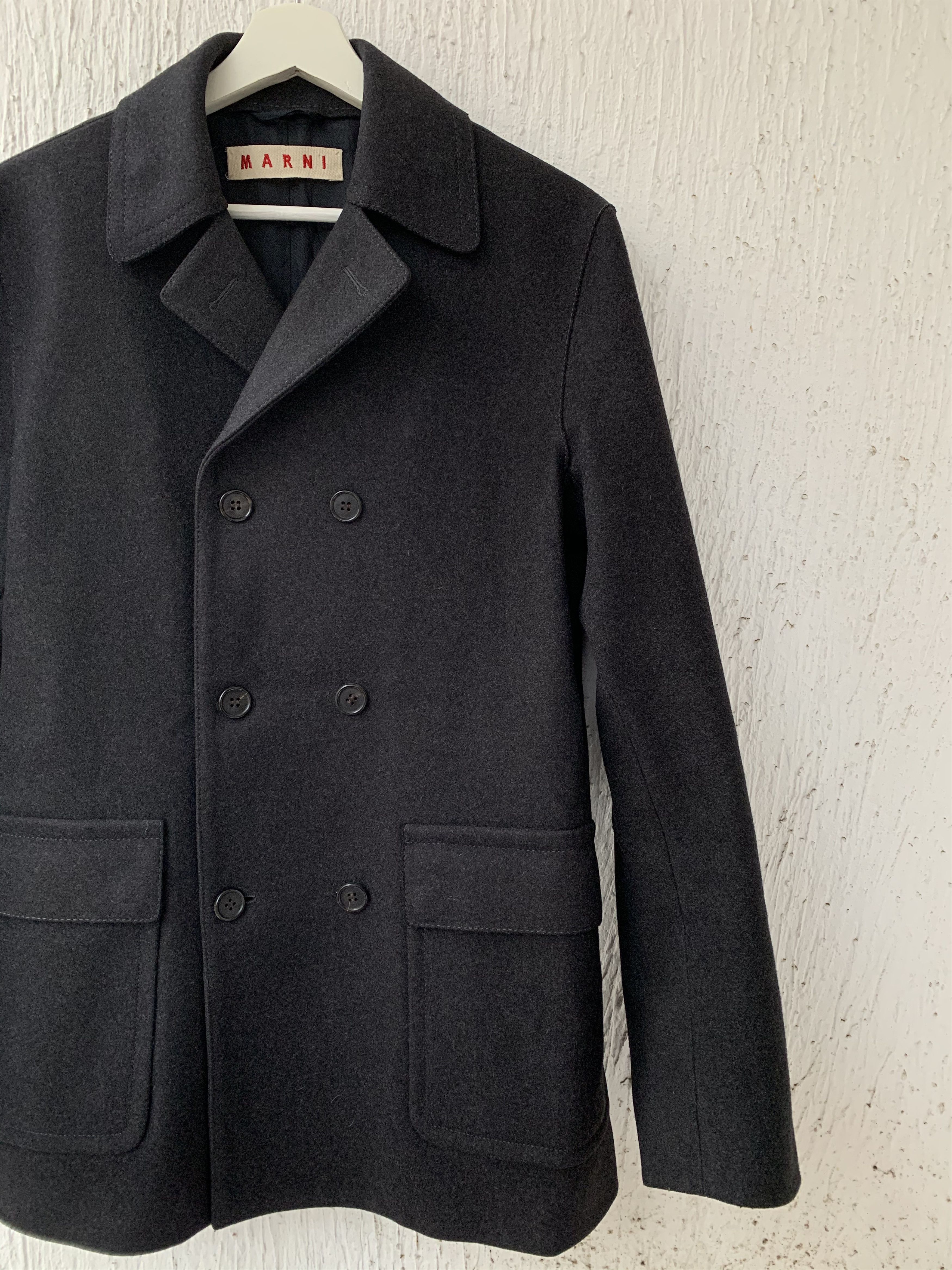 Marni BNWOT heavy wool and cashmere blend peacoat Size US S / EU 44-46 / 1 - 3 Thumbnail