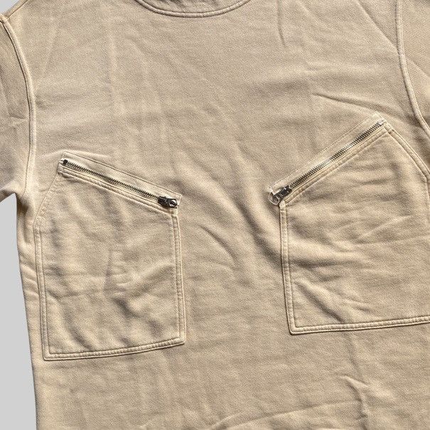 Jil Sander Jil Sander Double Zip Pocket Oversize Jersey T Shirt Size US M / EU 48-50 / 2 - 2 Thumbnail