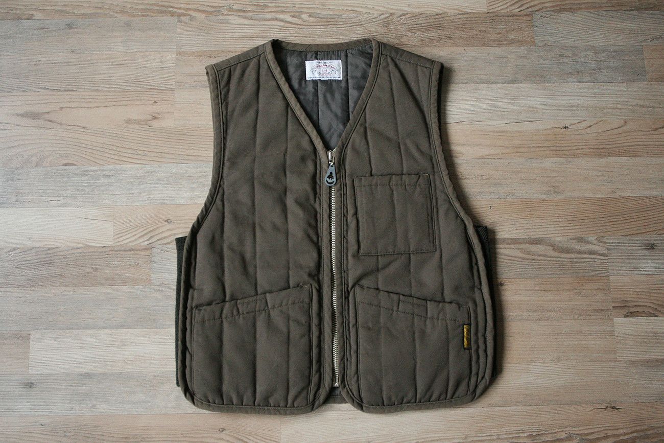 image of Archival Clothing x Armani Jeans Vintage Brown Modular Archive Padded Vest, Men's (Size Medium)