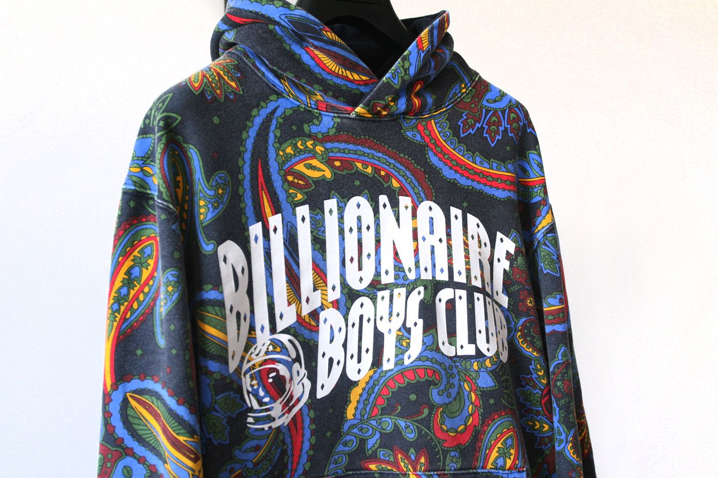 Billionaire Boys Club Billionaire Boys Club BBC Paisley Print Spell out Hoodie M Grailed