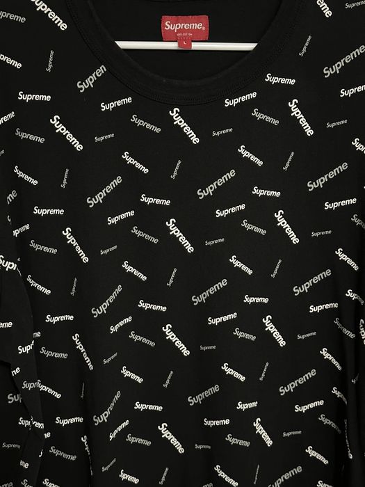 Supreme all over print tee online