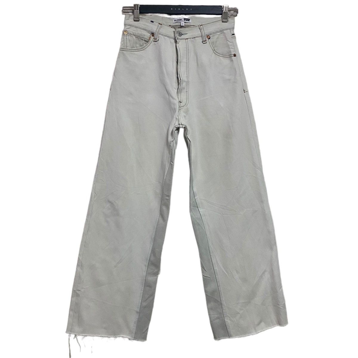 RE/DONE Re/Done Denim Flare Jeans Reconstucted Size 26" / US 2 / IT 38 - 2 Thumbnail