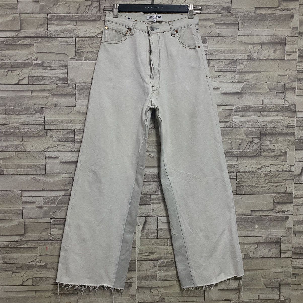 RE/DONE Re/Done Denim Flare Jeans Reconstucted Size 26" / US 2 / IT 38 - 3 Thumbnail