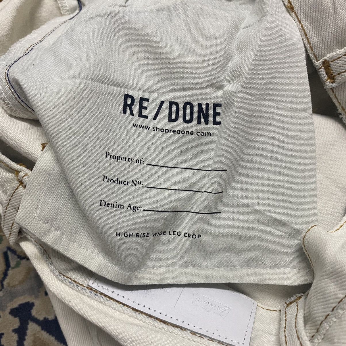 RE/DONE Re/Done Denim Flare Jeans Reconstucted Size 26" / US 2 / IT 38 - 21 Thumbnail