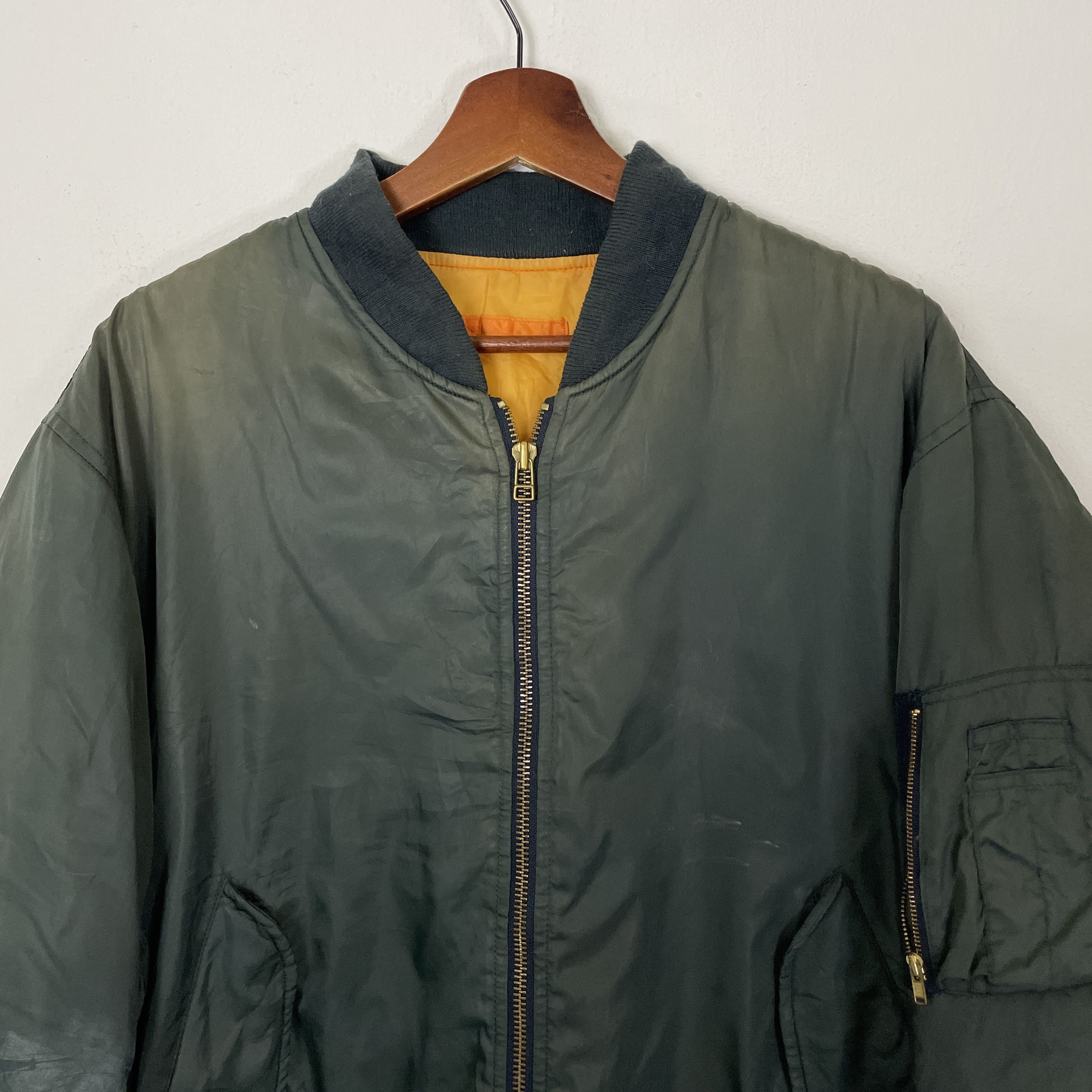 Flight Club Vintage Unbranded Flight Bomber Jacket Size US XL / EU 56 / 4 - 4 Thumbnail